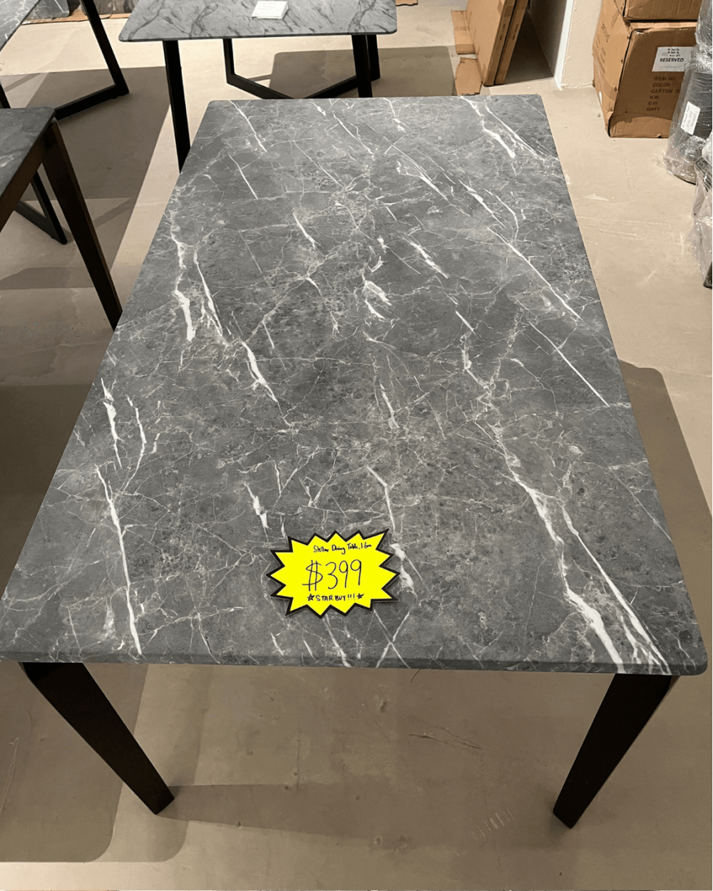 AS-IS | Stellar Dining Table | Brilliance Top Co
