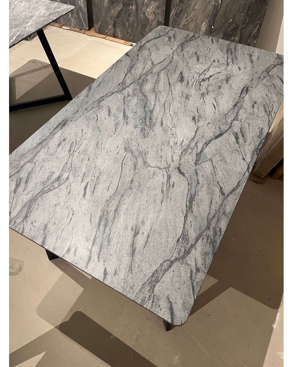 AS-IS | Brilliance Top | Brampton Dining Table in Grey Twinella