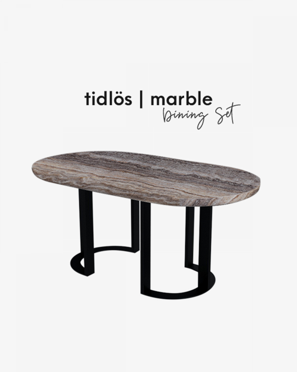 EKO Marble Dining Table TM2212
