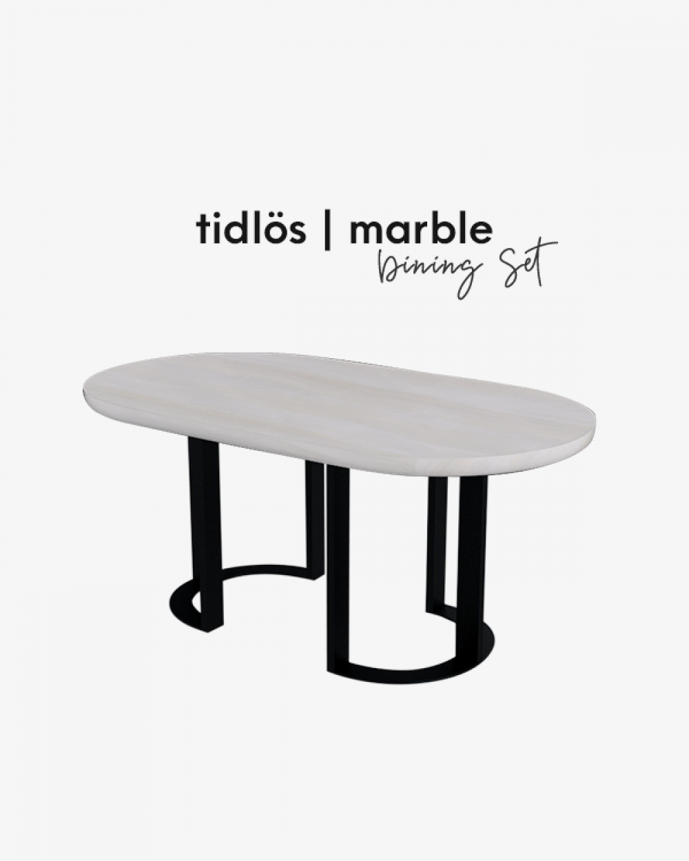 EKO Marble Dining Table TM3112