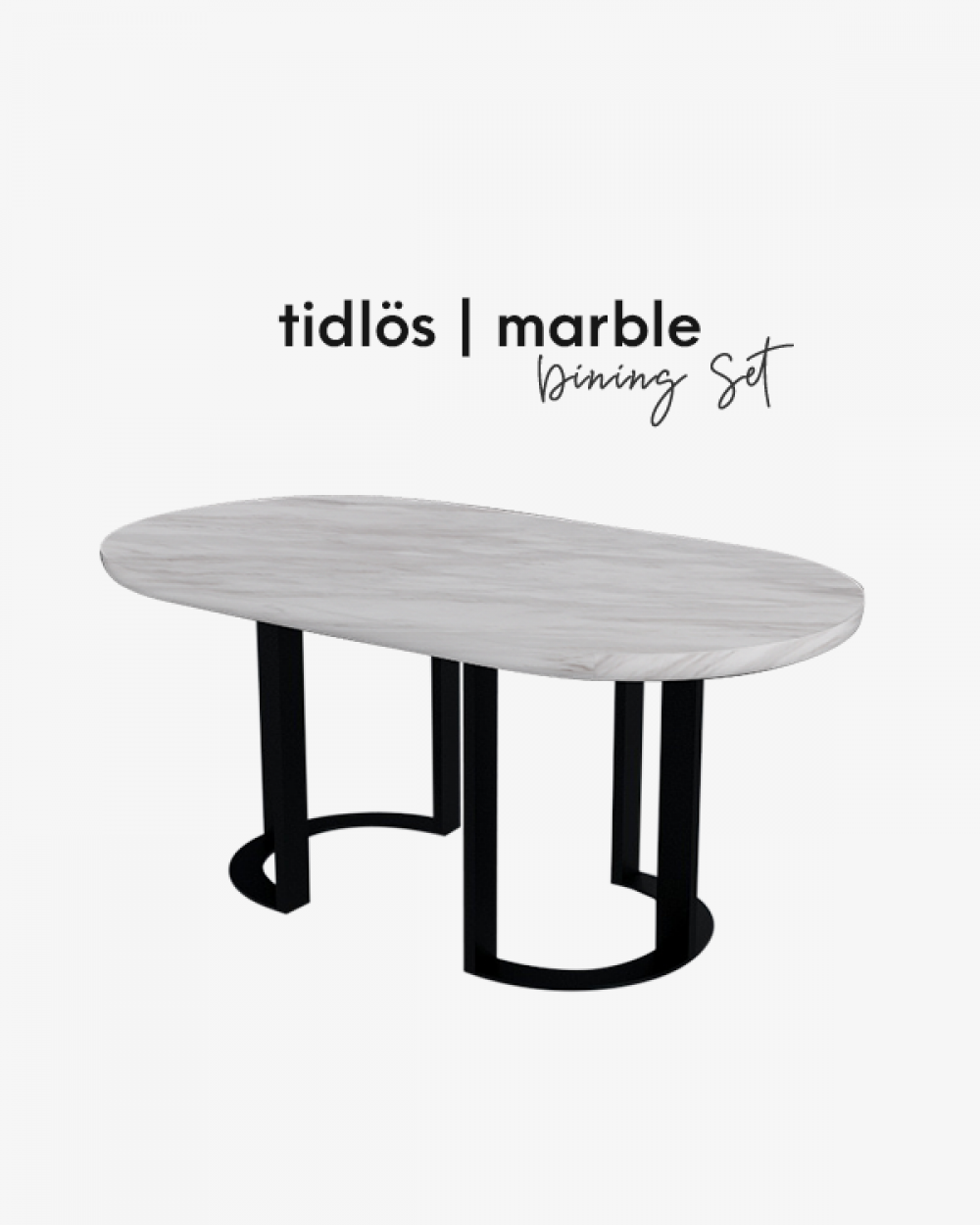 EKO Marble Dining Table TM0312